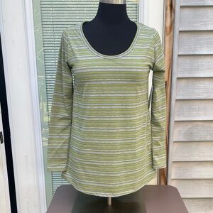 NWT LuLaRoe Green/Gray LS XXS